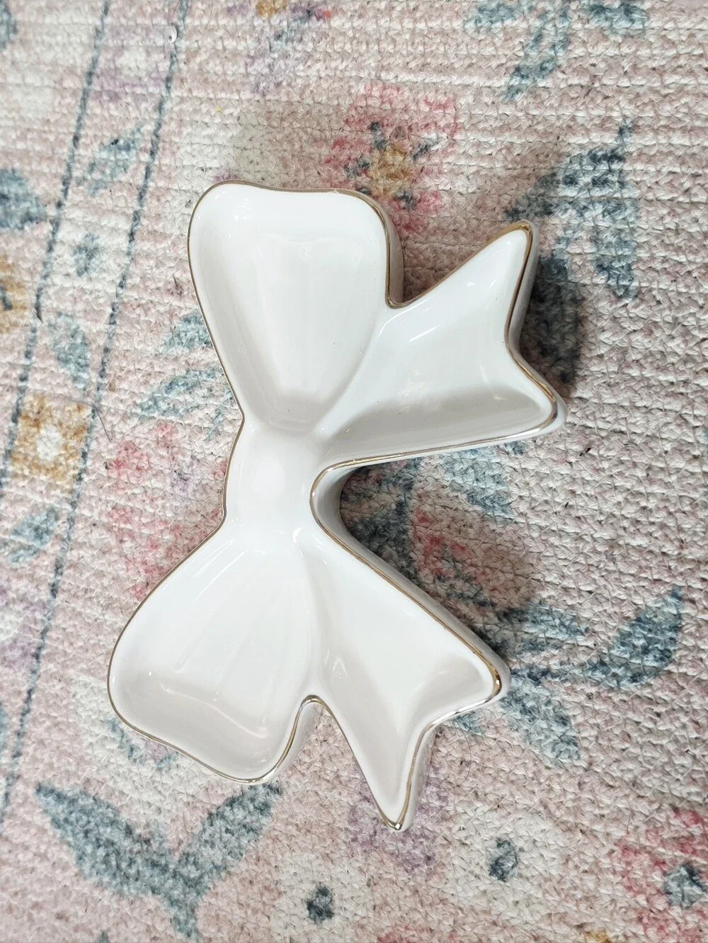 Target Bullseye Playground Ceramic Trinket Tray - Bow